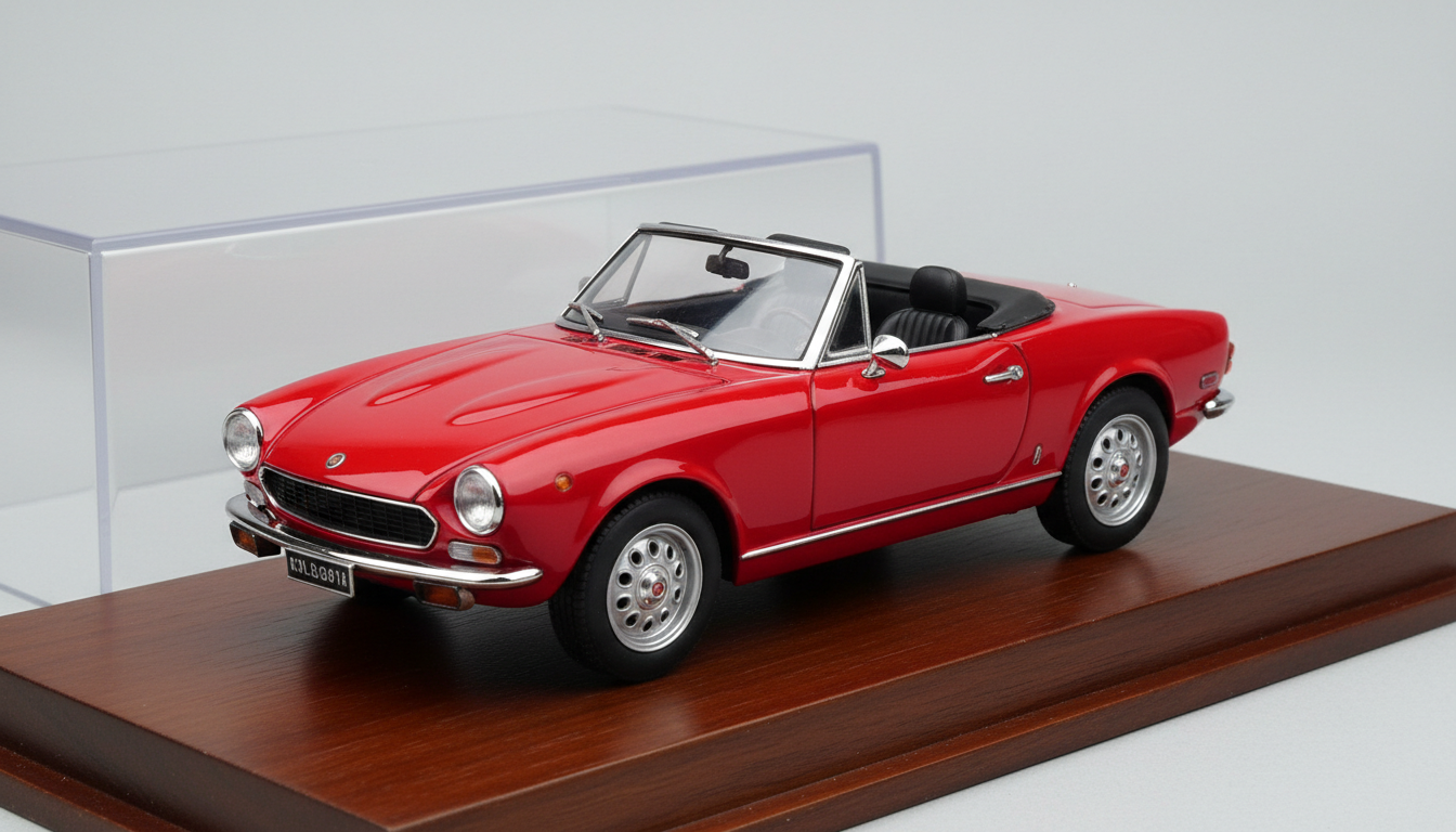 Fiat 124 Spider modello in scala 1/18
