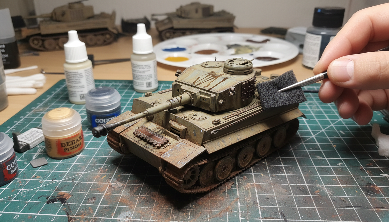 Strumenti e materiali per weathering