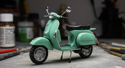 Vespa 150 GS modello in scala 1/12